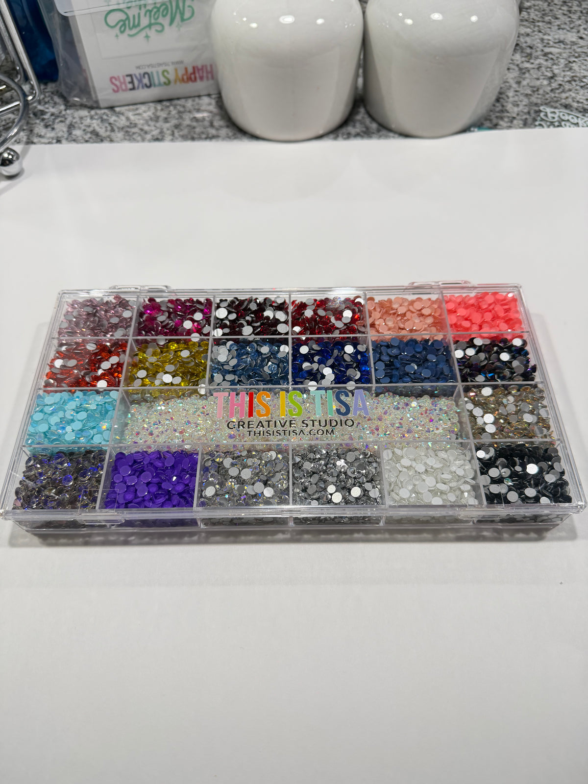 Premium Glass Rhinestone Mix Box 8509