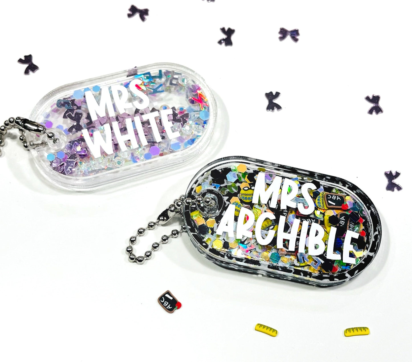 Personalized Acrylic Tumbler Shaker Tag