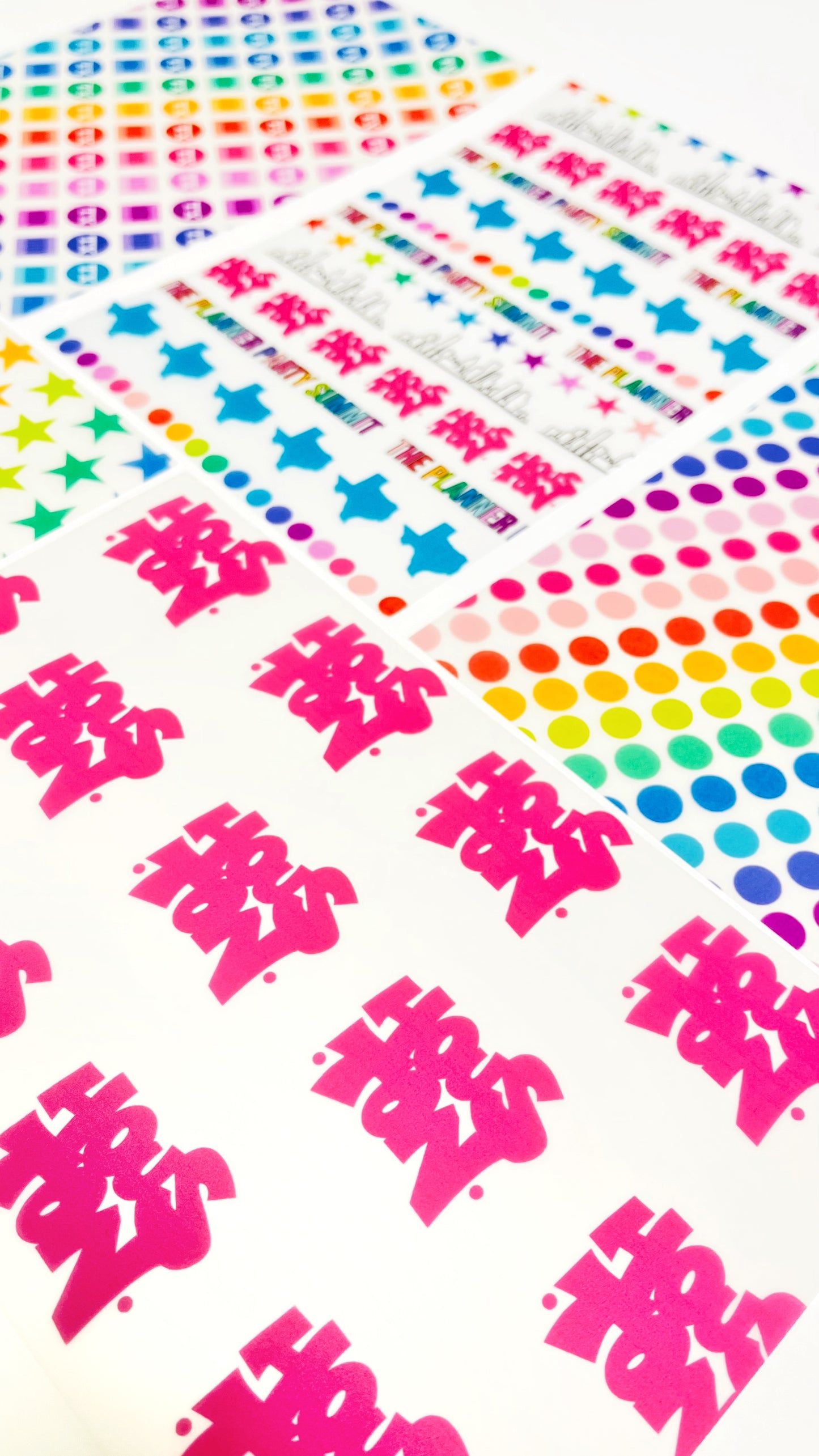 8.5x11" Vellum Sheets – The Planner Party Summit Dots