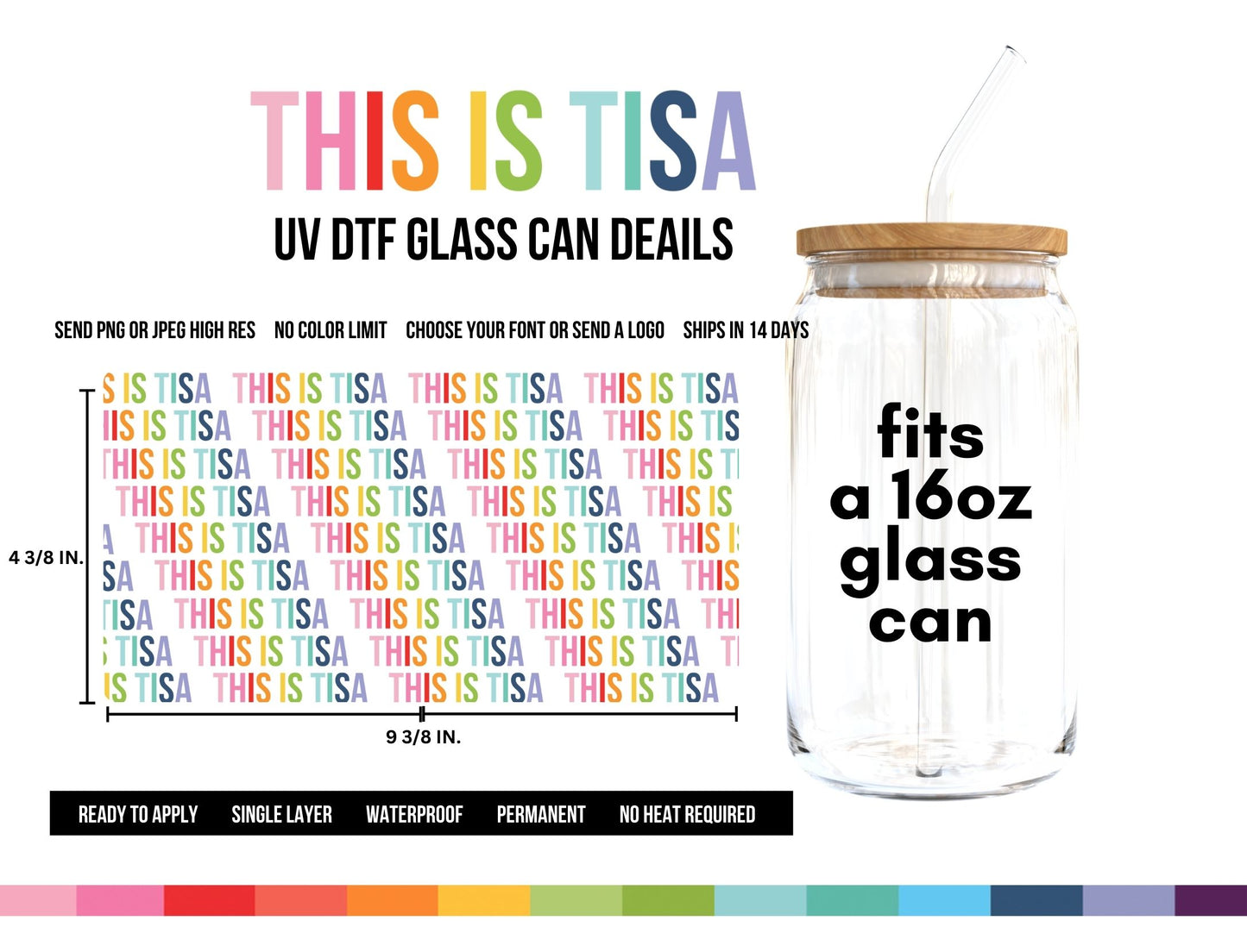 Custom UV DTF Stickers