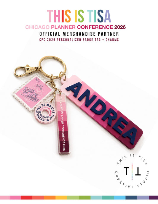 Personalized CPC Badge Tag + Charm Set