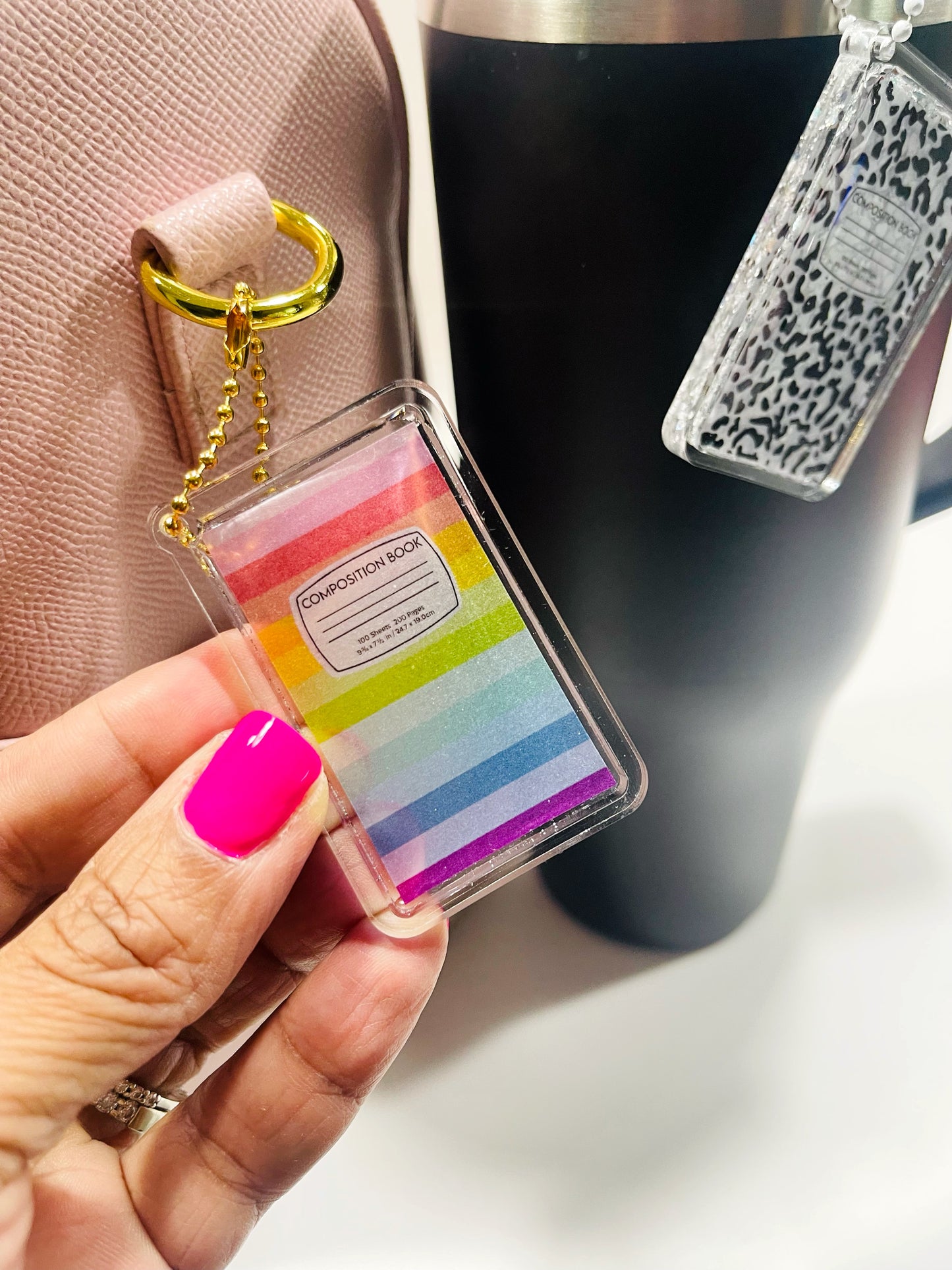 Composition Book Charm – Teacher Love Collection