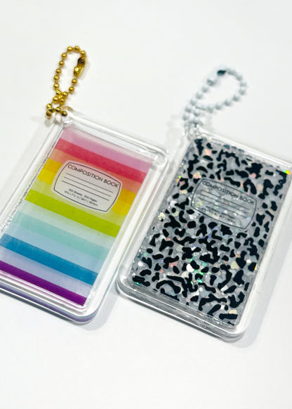 Composition Book Charm – Teacher Love Collection