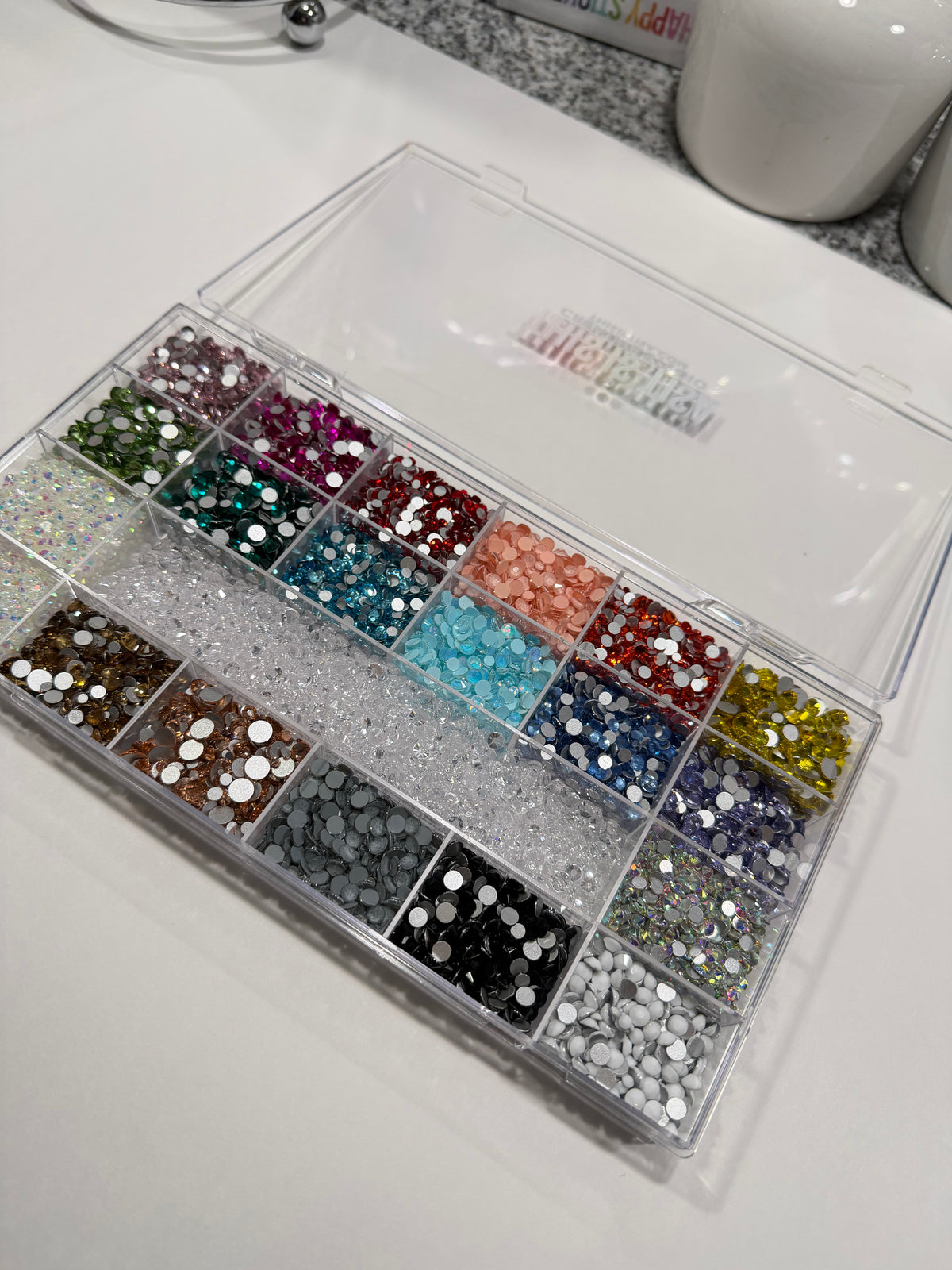 Premium Glass Rhinestone Mix Box 8500