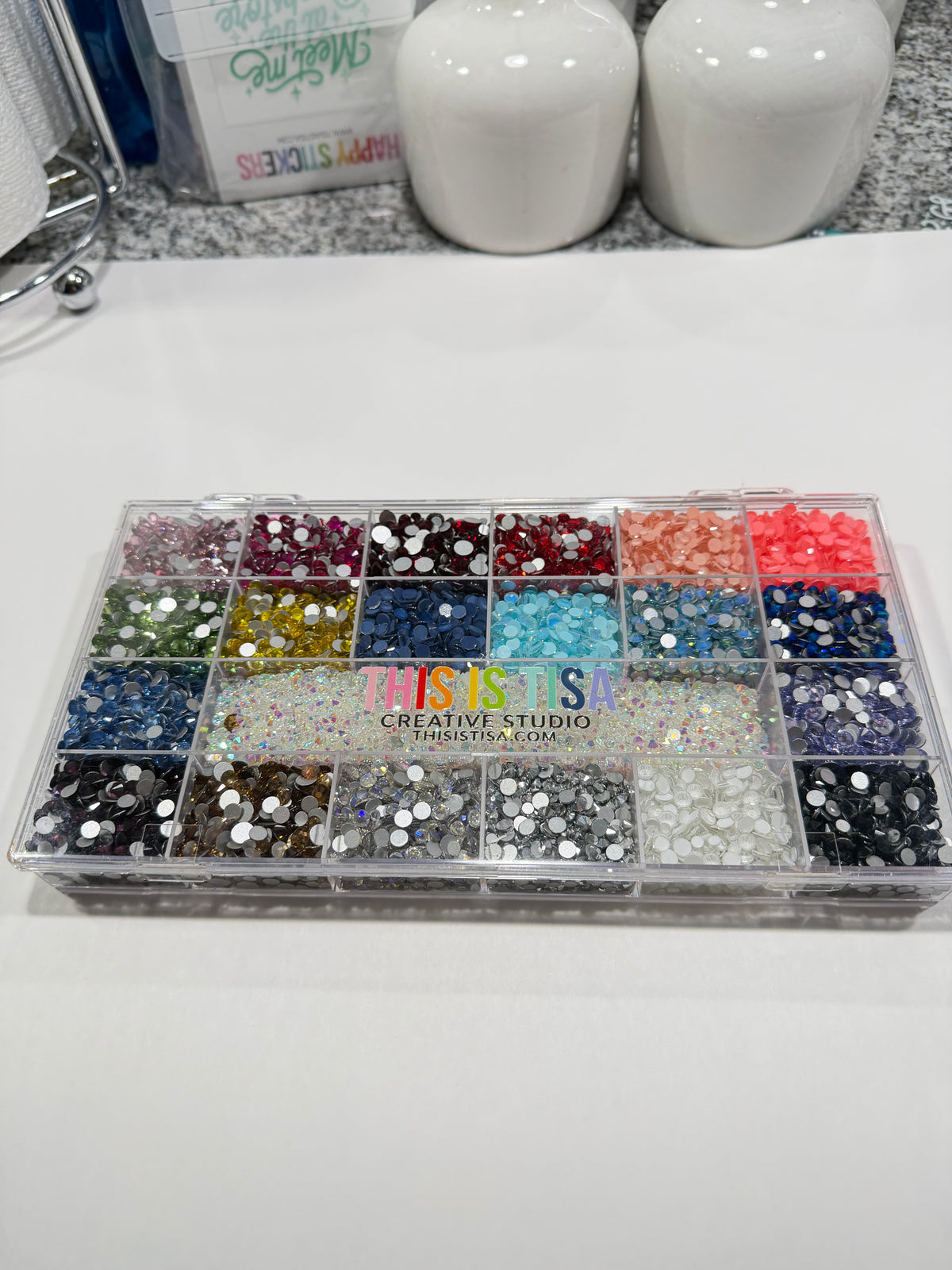 Premium Glass Rhinestone Mix Box 8504