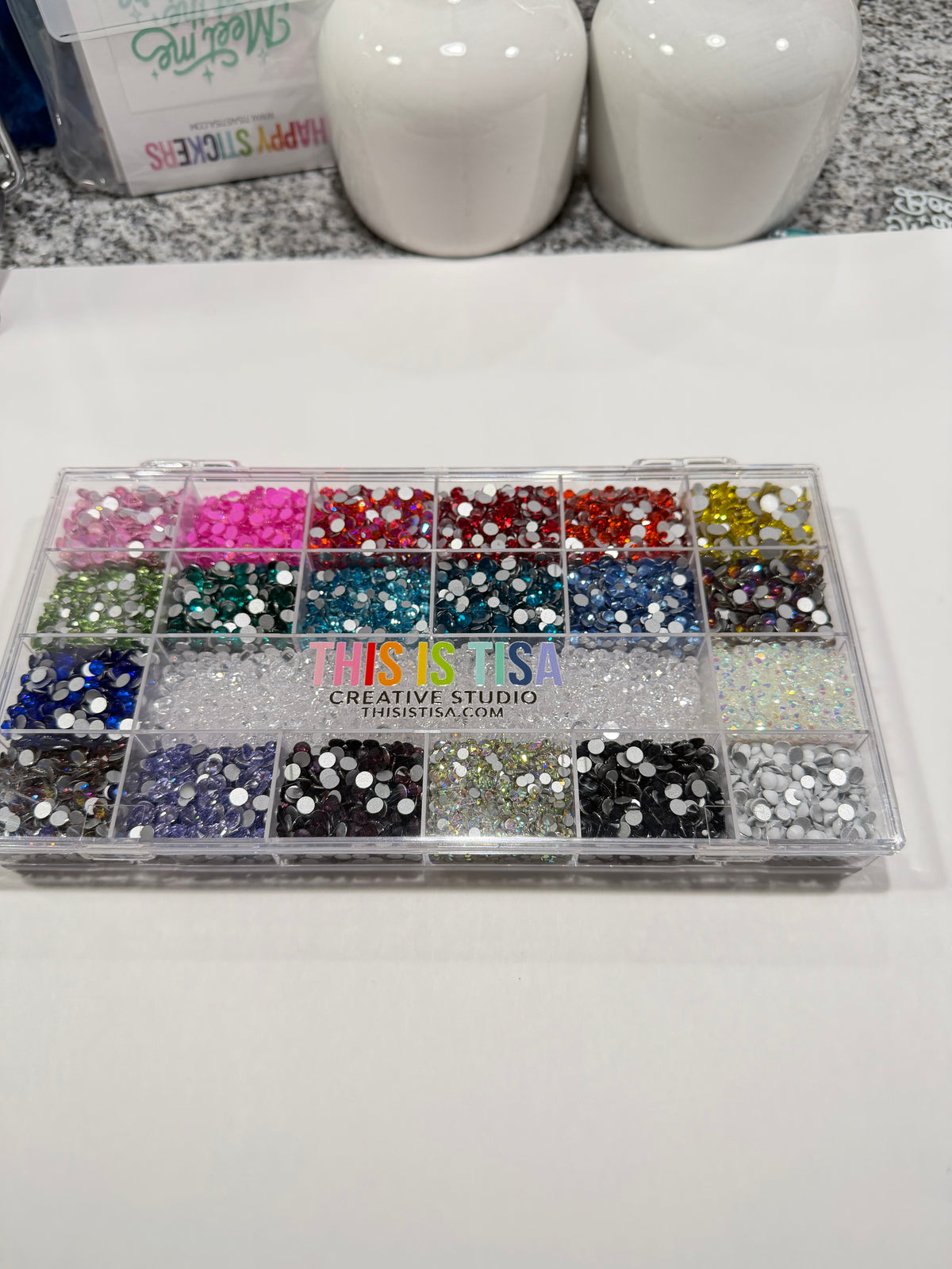 Premium Glass Rhinestone Mix Box 8506