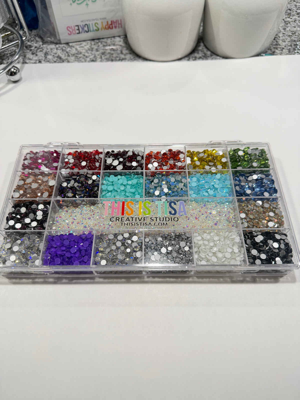 Premium Glass Rhinestone Mix Box 8507