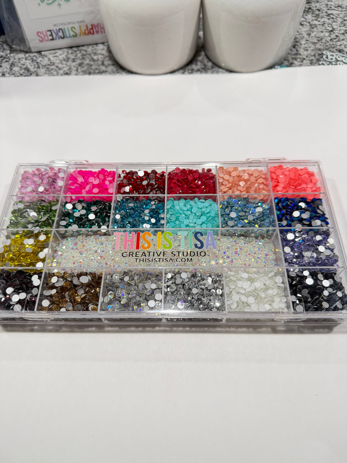 Premium Glass Rhinestone Mix Box 8511