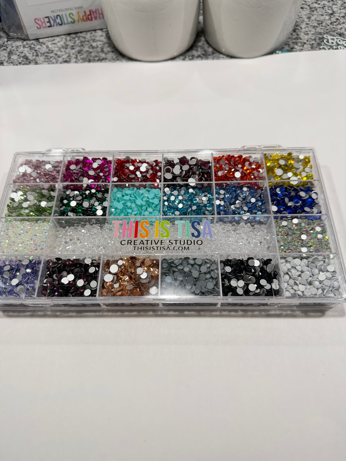 Premium Glass Rhinestone Mix Box 8512