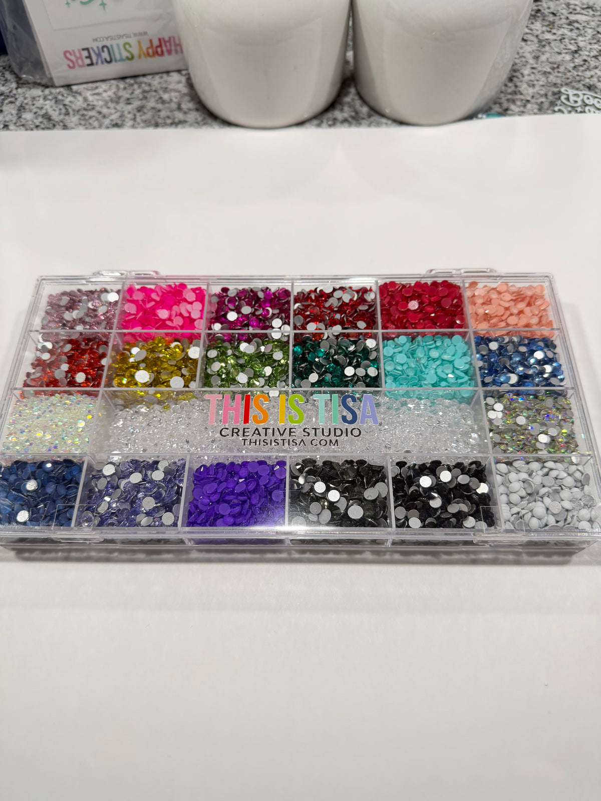 Premium Glass Rhinestone Mix Box 8513