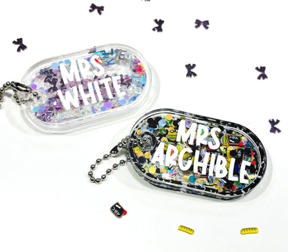 Personalized Acrylic Tumbler Shaker Tag