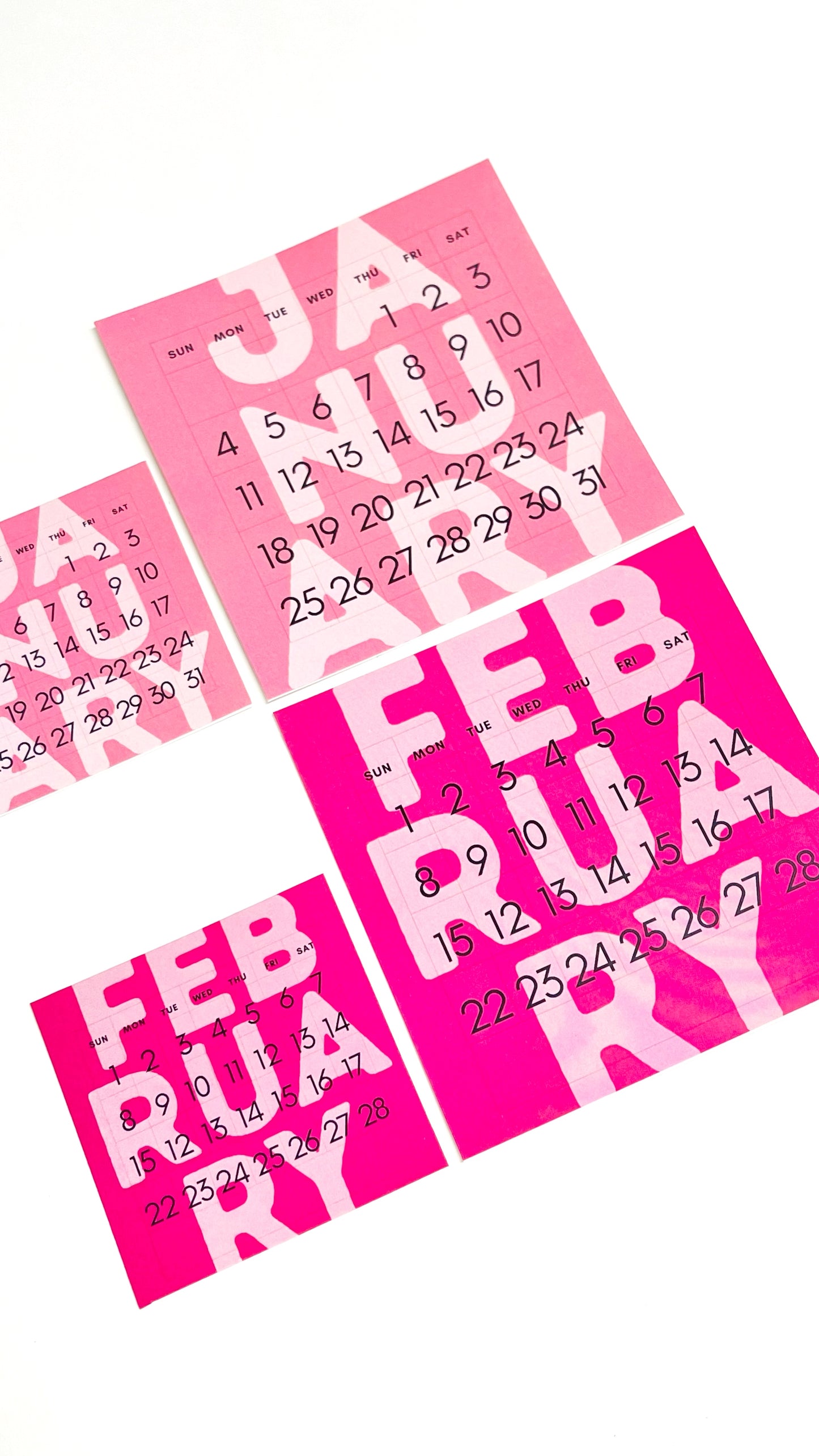 Monthly Calendar Stickers