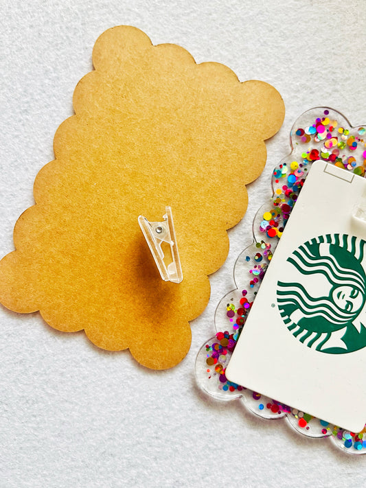 Mini DIY Scalloped Clipboard Clip