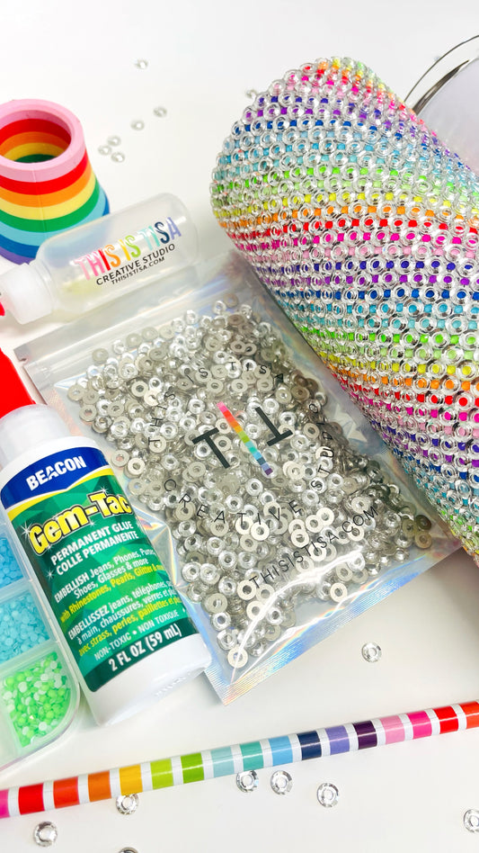 LIMITED-EDITION RAINBOW DISC BLING KIT – SHINE BRIGHT & STAND OUT!