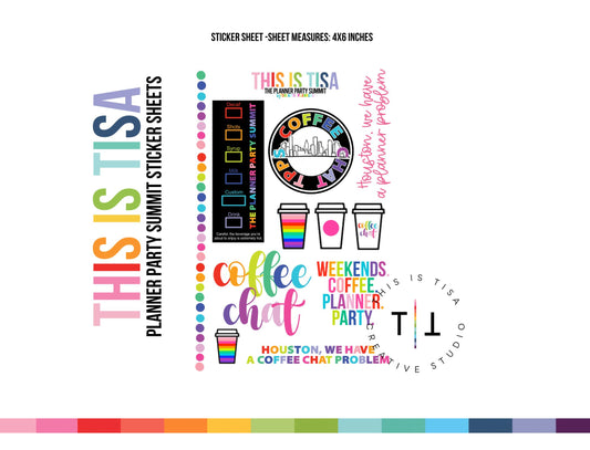 Sticker Sheet:  The Planner Party (2)