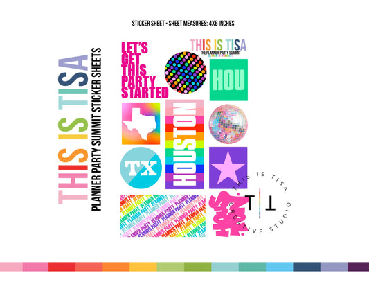 Sticker Sheet:  The Planner Party (1)