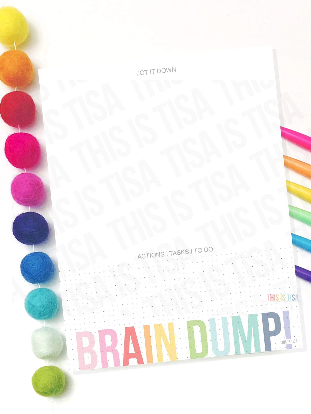 Brain Dump Notepad