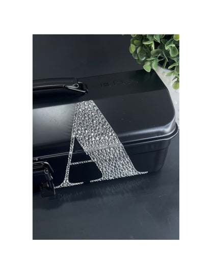ONE:  Black Workshop Metal Box, blinged by Tisa
