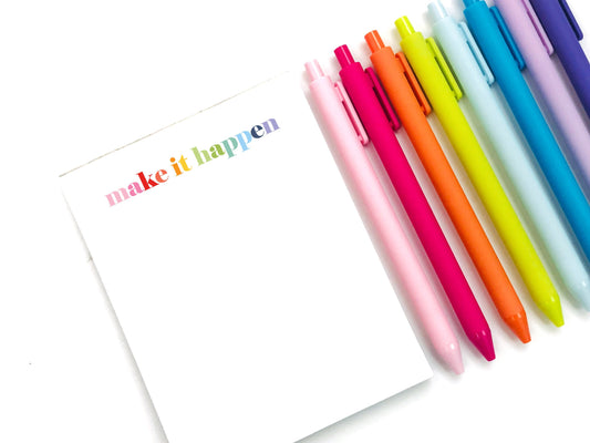 Make It Happen Notepad